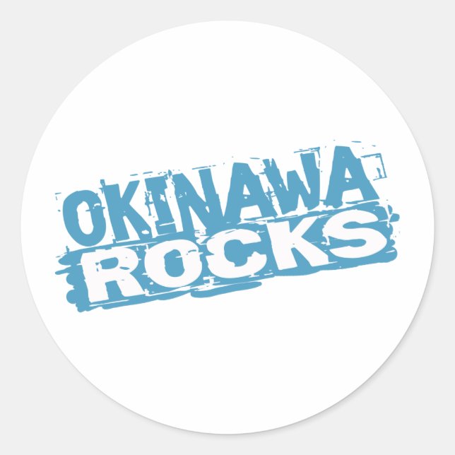 Autocollant Okinawa Rocks (Devant)