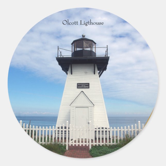 Autocollant Olcott Lighthouse (Devant)