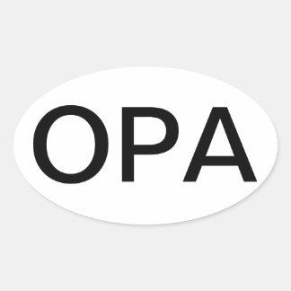 Autocollant OPA