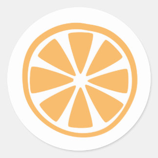 Autocollant orange