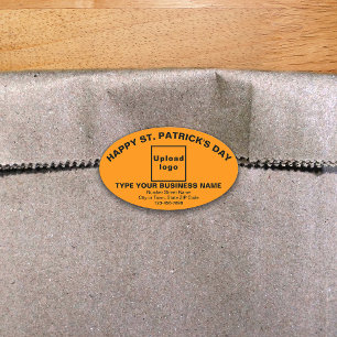Autocollant orange couleur Saint Patrick Business 