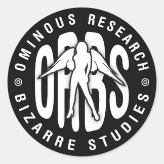 Autocollant ORBS 1,5 pouce W/B 003