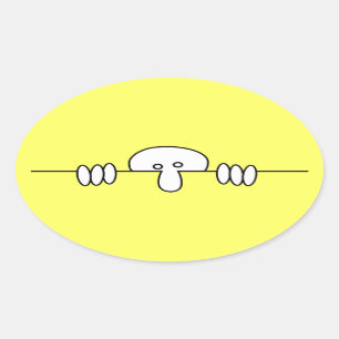 Autocollant original d'ovale de Kilroy