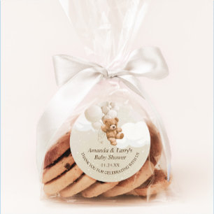 Autocollant Ourson avec Ballons