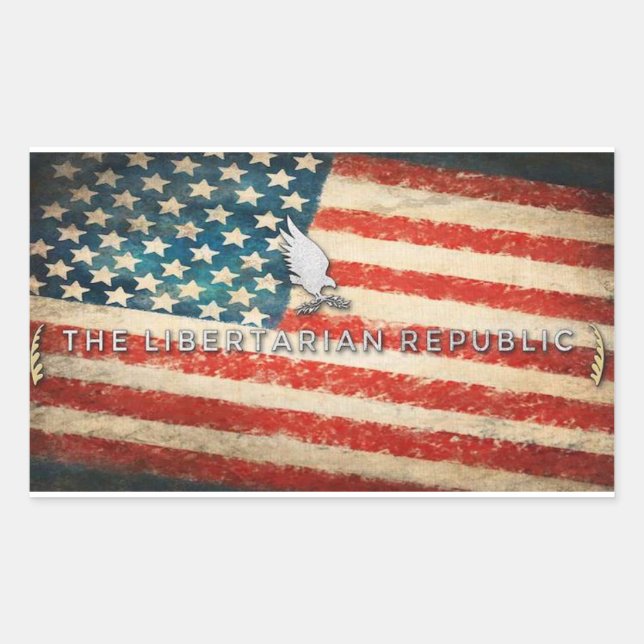 Autocollant pare-chocs de la République américaine (Devant)