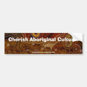 Autocollant pare-chocs de style aborigène australi