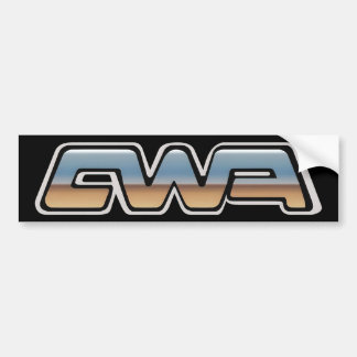 Autocollant pare-chocs du logo CWA