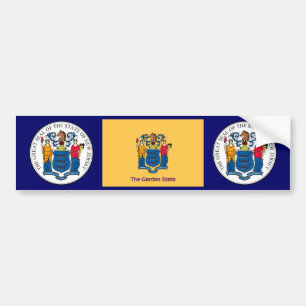 Autocollant pare-chocs du New Jersey