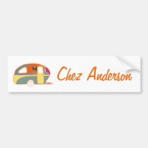 Autocollant pare-chocs du propriétaire de la carav
