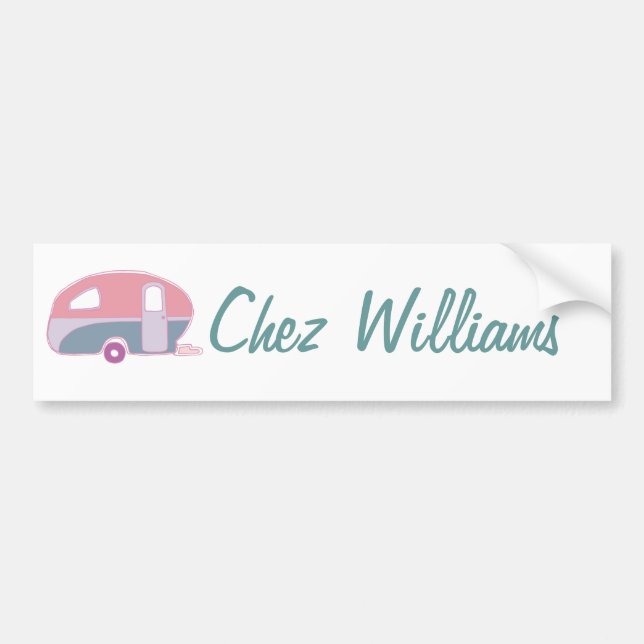 Autocollant pare-chocs du propriétaire de la carav (Devant)