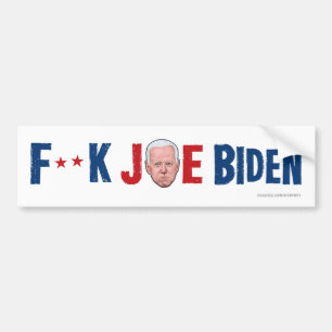 Autocollant pare-chocs F**K JOE BIDEN