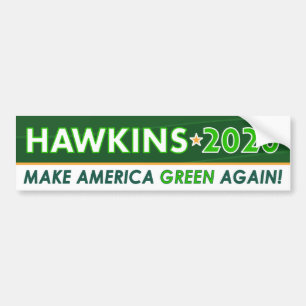 Autocollant pare-chocs Hawkins 2020 du président d