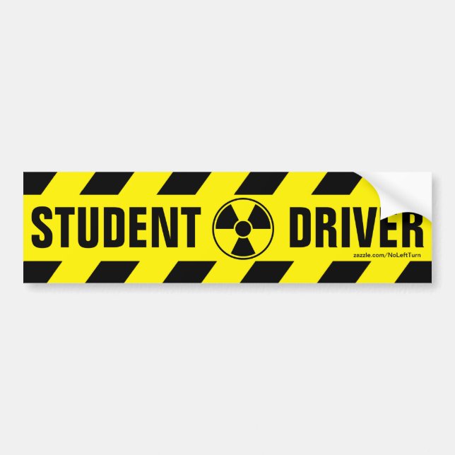 Autocollant pare-chocs pour conducteur étudiant (Devant)