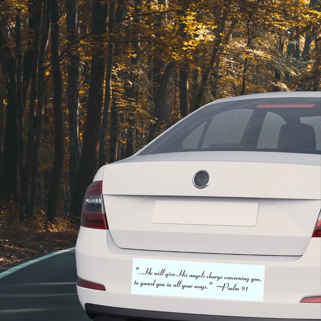 Autocollant pare-chocs Psalm 91 (Créateur téléchargé)