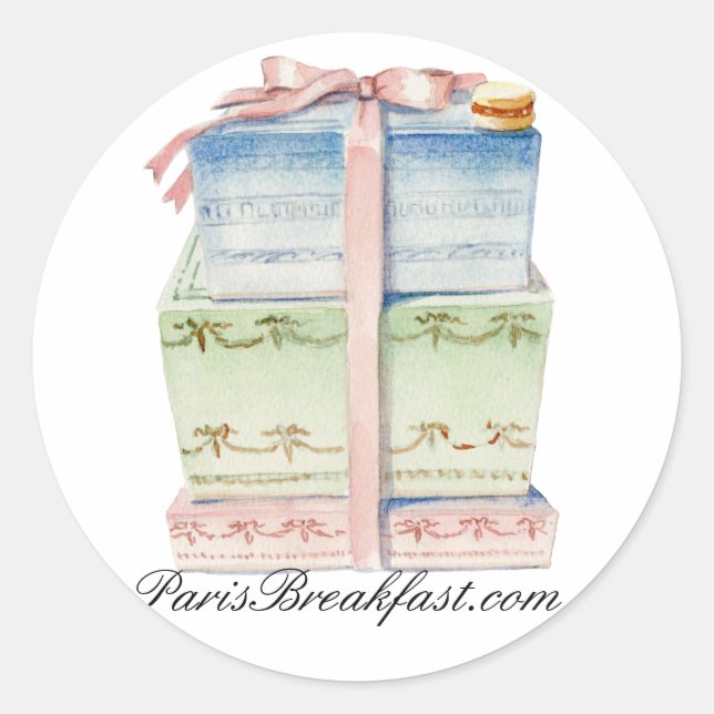 Autocollant Paris Pâtisserie (Devant)