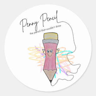 Autocollant Penny Pencil
