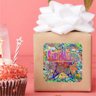 Autocollant père Noël Monica Risk Factor