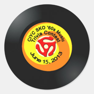 Autocollant personnalisé 10