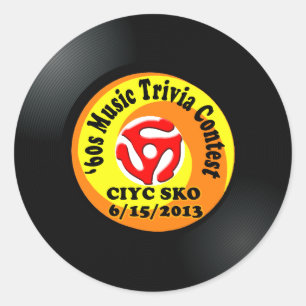 Autocollant personnalisé 8