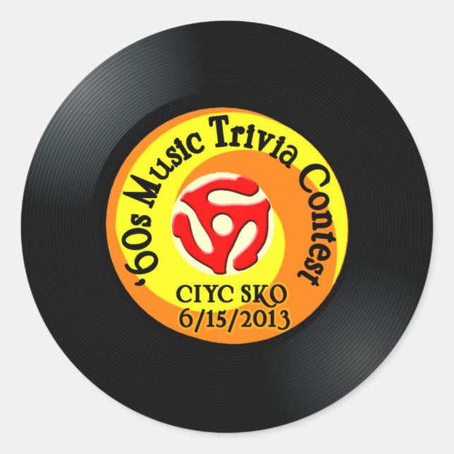 Autocollant personnalisé 9 (Devant)