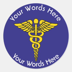 Autocollant personnalisé Caduceus