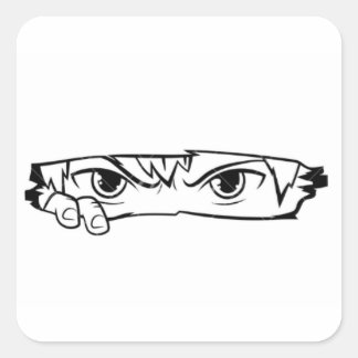 Autocollant personnalisé de personnage d'anime coo