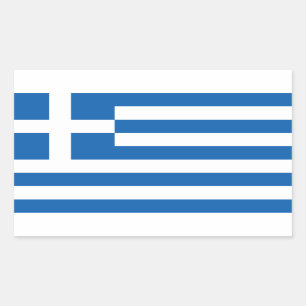 Autocollant personnalisé drapeau grec