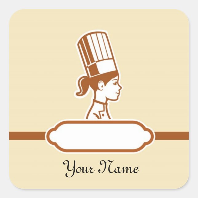 Autocollant personnalisé Pro Food Baking (Devant)
