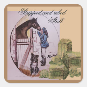 Autocollant personnaliser pour chevaux