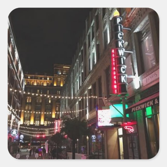 Autocollant photo East 4th Street, Cleveland, Ohio (Devant)