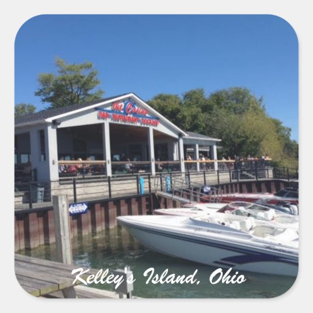 Autocollant photo Kelley's Island, Ohio Marina (Devant)