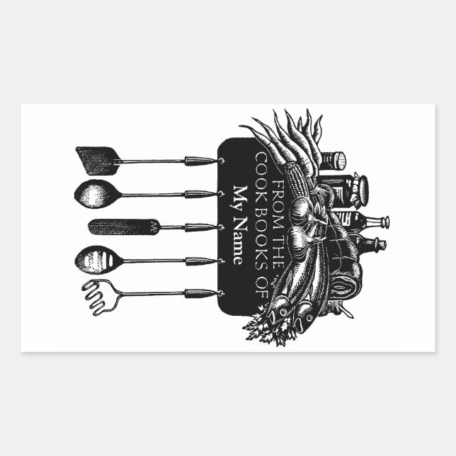 Autocollant plaque de livre (Devant)