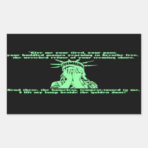 Autocollant pleurant de liberté