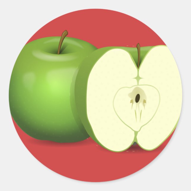 Autocollant - Pomme (Devant)