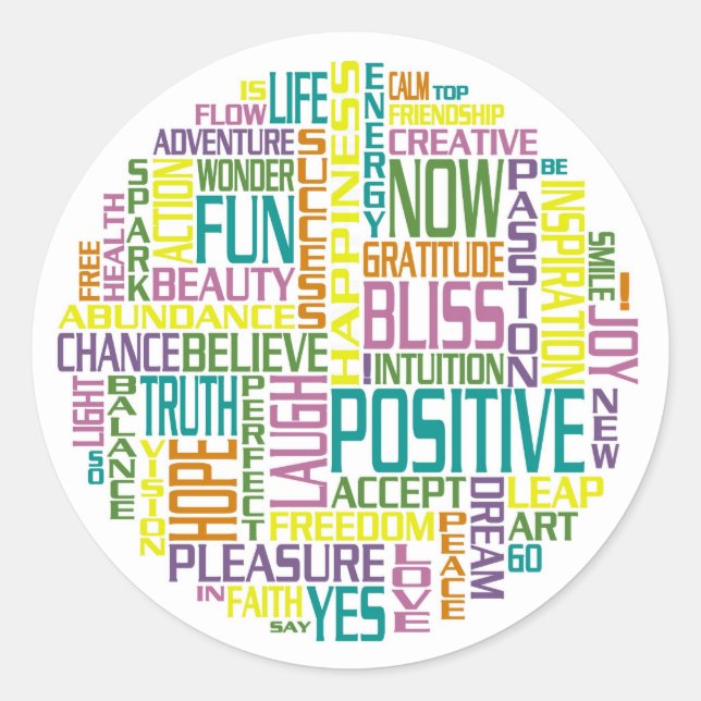 Autocollant positif (Devant)