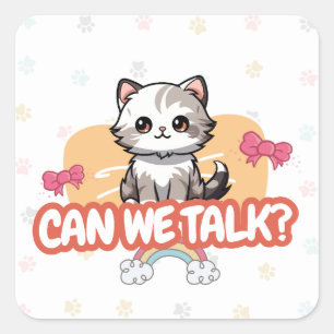 Autocollant pour amateur de chats mignons   papa c