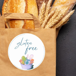 Autocollant pour boulangerie sans gluten
