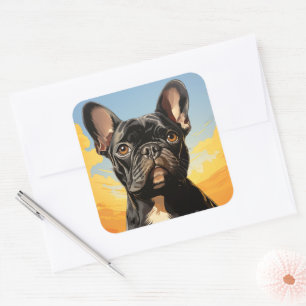 Autocollant pour chien mignon