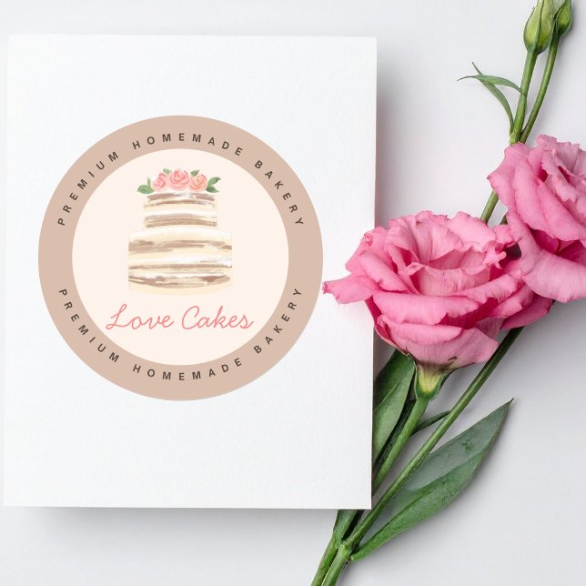 Autocollant pour entreprise de gâteau de mariage s (Créateur téléchargé)