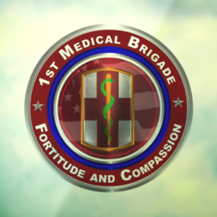 Autocollant Pour Fenêtre 1re brigade Médicale