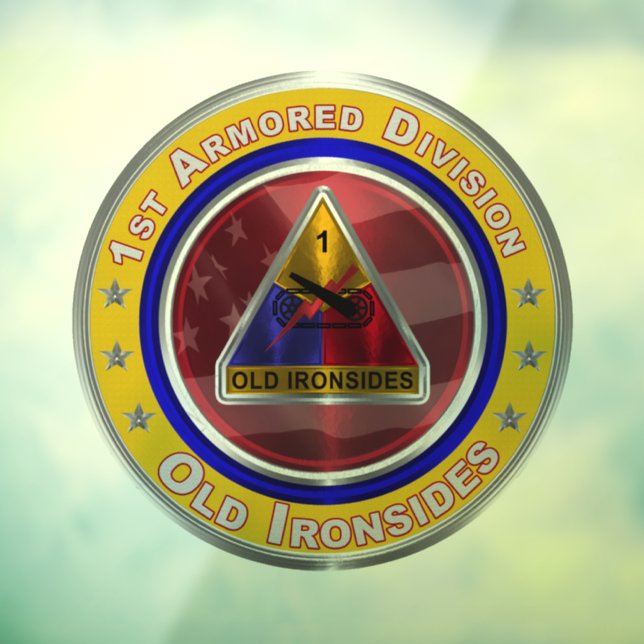 Autocollant Pour Fenêtre 1re division blindée  (Feuille 3)