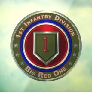 Autocollant Pour Fenêtre 1re division d'infanterie