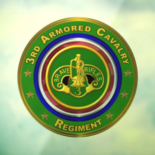 Autocollant Pour Fenêtre 3e régiment de cavalerie blindée