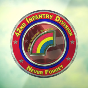 Autocollant Pour Fenêtre 42e division d'infanterie
