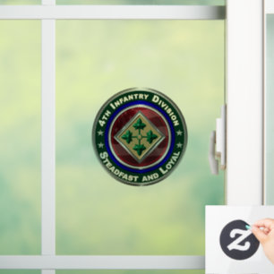 Autocollant Pour Fenêtre 4e division d'infanterie
