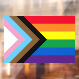 Autocollant Pour Fenêtre 6 x 4 Inclus arc-en-ciel Lgbtq drapeau de la diver