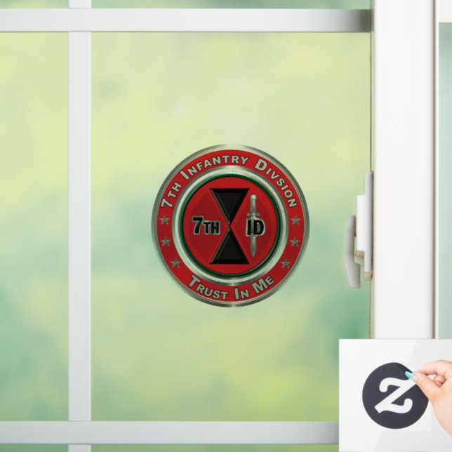 Autocollant Pour Fenêtre 7e division d'infanterie (Maison)
