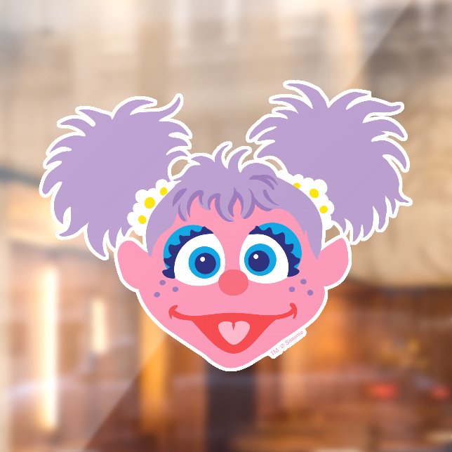 Autocollant Pour Fenêtre Abby Cadabby Face (Feuille 2)