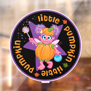 Autocollant Pour Fenêtre Abby   Halloween Petit Citrouille