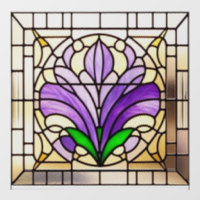 AI Art Nouveau Vitrage Art Nouveau Clous de fenêtr